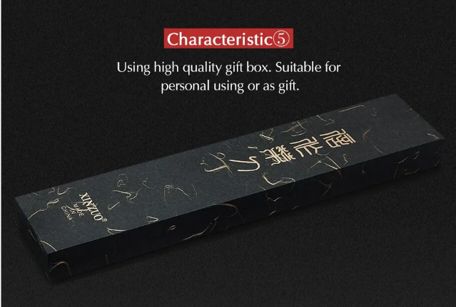 XINZUO Zhen Series 8.5-Inch Damascus Steel Bunka Knife - Premium Rosewood Handle