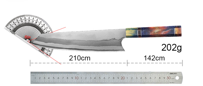 Japanese Style Damascus Chef’s Knife - 8-Inch Slicing Knife