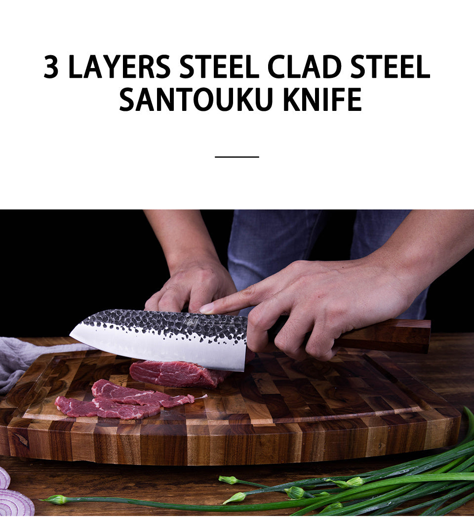 FINDKING 4-Piece Japanese Steel Professional Knife Set